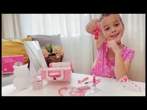 Набір дитячої косметики HEANING 45 in 1 Real Washable Cosmetic, видео 1