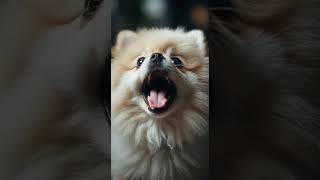 Pomeranian Puppy's Fluffy Morning! ☁️🐾 The Smiling Cloud