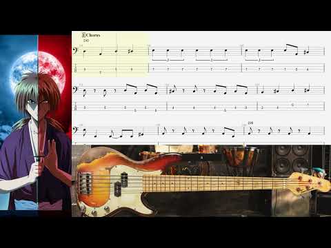 backingtrack samurai x judy & mary - Sobakasu bass tabs (no vocal no guitar)