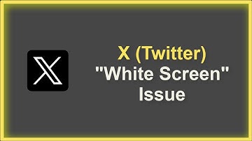X Twitter White Screen Problem - Android  - Fix - 2026