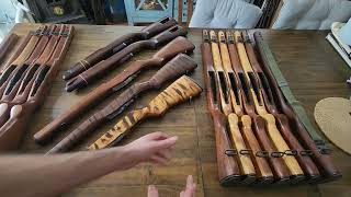 M14 and M1 carbine refinished USGI stocks