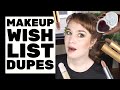 SHOPPING MY STASH FOR WISH LIST DUPES (NEW MAKEUP,  MAKEUP WISHLIST) | Hannah Louise Poston