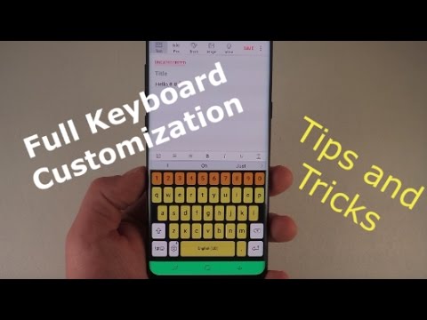 Amazing Keyboard Customizations | Galaxy S8/S8+