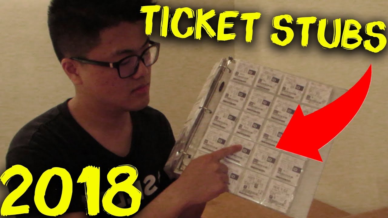 MOVIE TICKET STUBS COLLECTION 2018