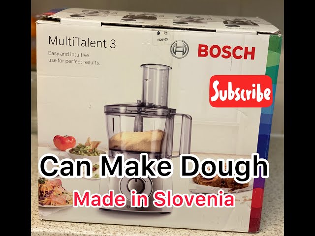 Bosch MultiTalent 3 MCM3501MGB food processor Review