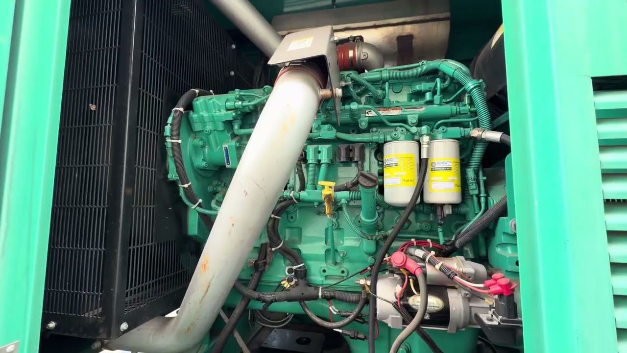 250kW Cummins Diesel Generator LOAD BANK TEST | 3-Phase, 277/480V Unit 092761