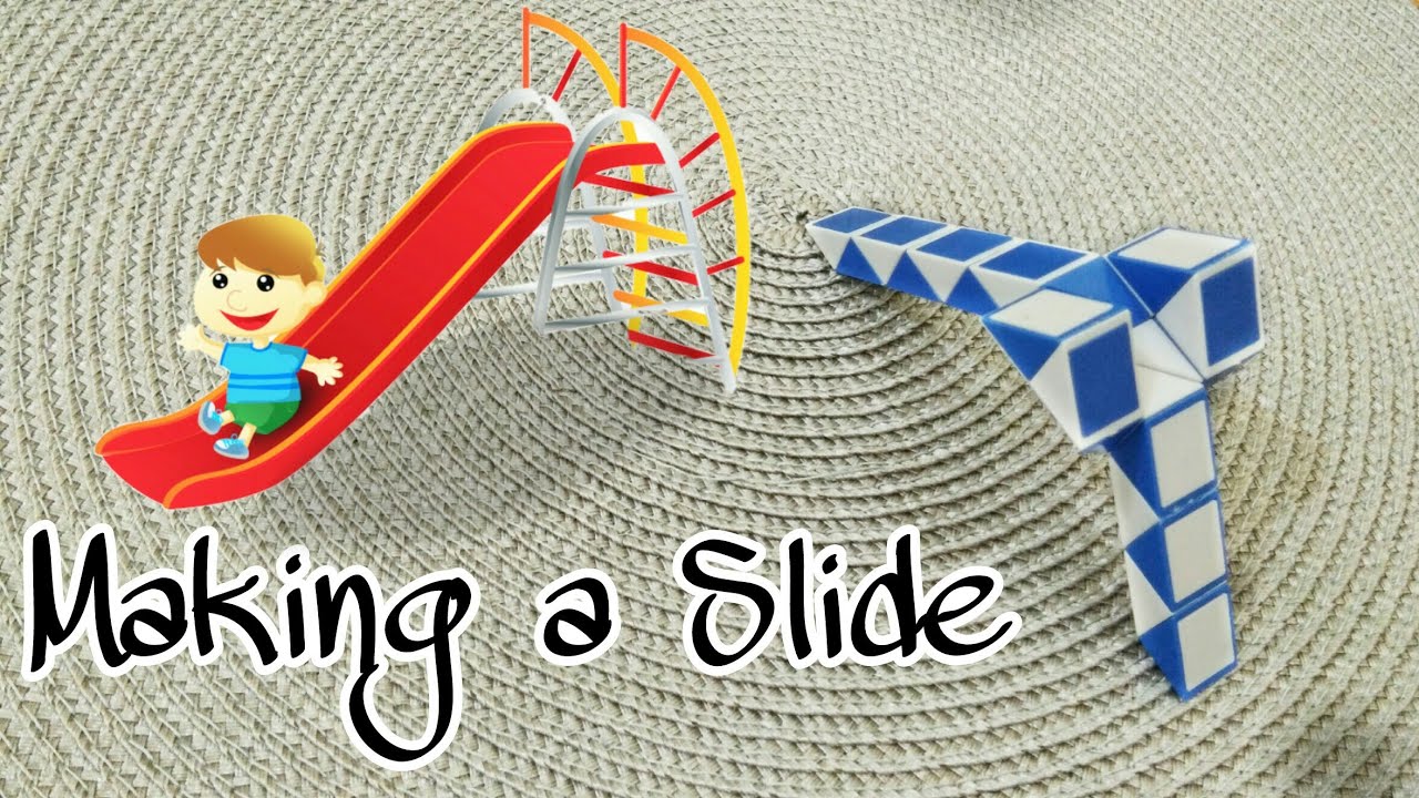 How to Make a Slide With Snake Cube or Rubik's Snake in (Hindi Urdu)