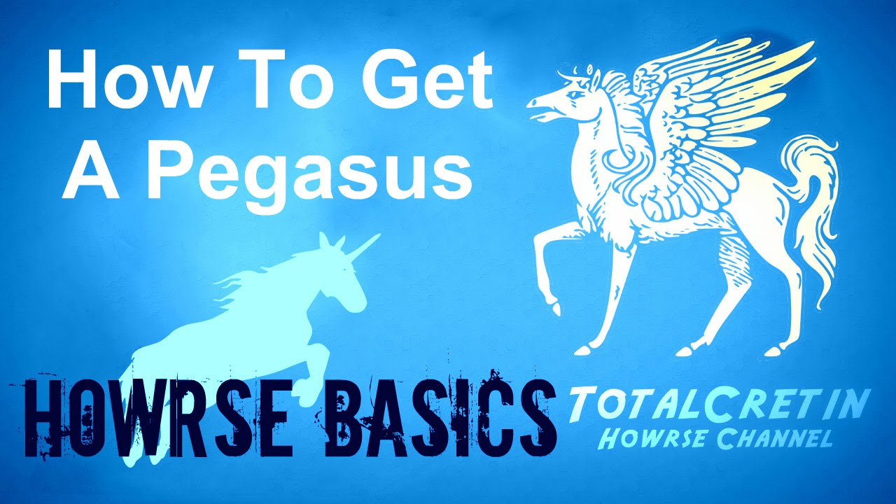 How To Get A Pegasus - Howrse Basics - YouTube