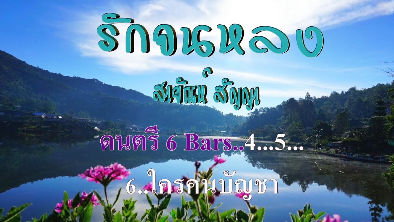 ♬รักจนหลง สายัณห์ สัญญา #karaoke #คาราโอเกะ