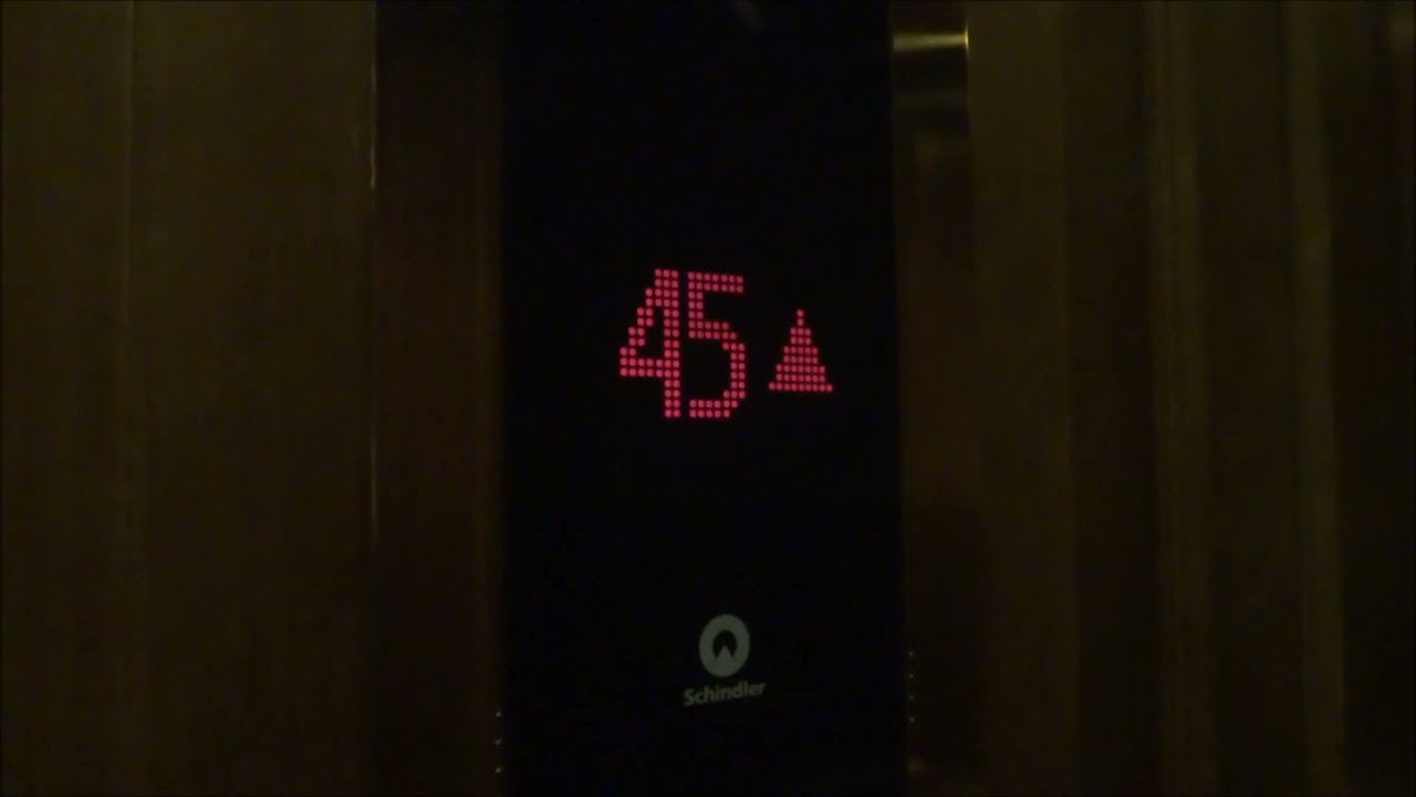 2015 Schindler MRL traction elevators @ Grand Hotel Oslo, Oslo, Norway.