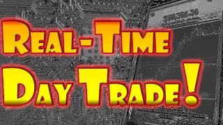 How to DAY TRADE Stocks! - REAL-TIME Stock Day Trading with Limit Buy and Sell Orders!!
