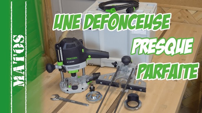 ② Coffret Défonceuse FESTOOL OF 1400 EBQ-Plus 574243 — Outillage