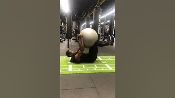 Swiss-ball Deadbug Press
