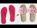 DIY Handmade slides • Homemade Slippers With Jute Thread