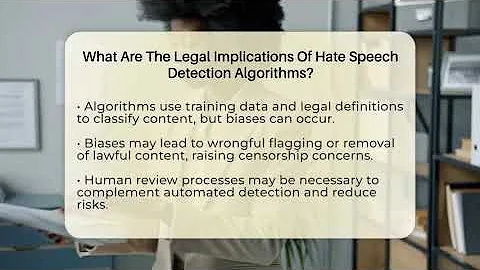 What Are The Legal Implications Of Hate Speech Detection Algorithms? - Everyday-Networking