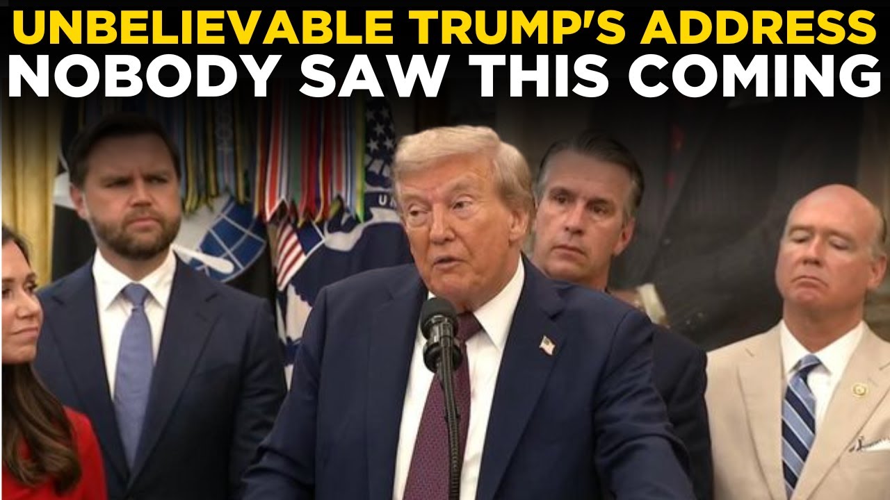 Trump Indicates At World War 3 | President Delivers Urgent Global Address | White House LIVE