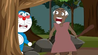 Granny hit Doraemon ? Part 1 doraemon Granny