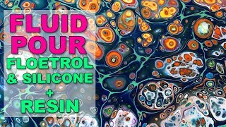 Fluid Acrylic Pouring Tutorial - Floetrol Silicone Resin