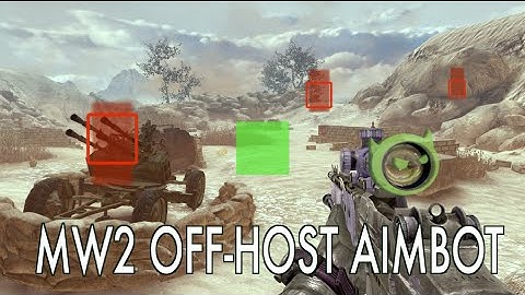 MW2 TU8 - Offhost Aimbot + ESP Online Gameplay