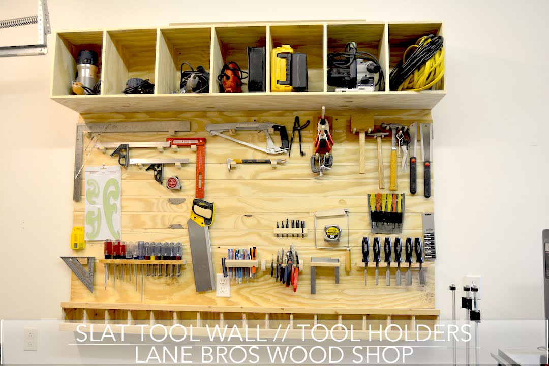 Slat Tool Wall // Tool Holders (John Heisz Design) - YouTube