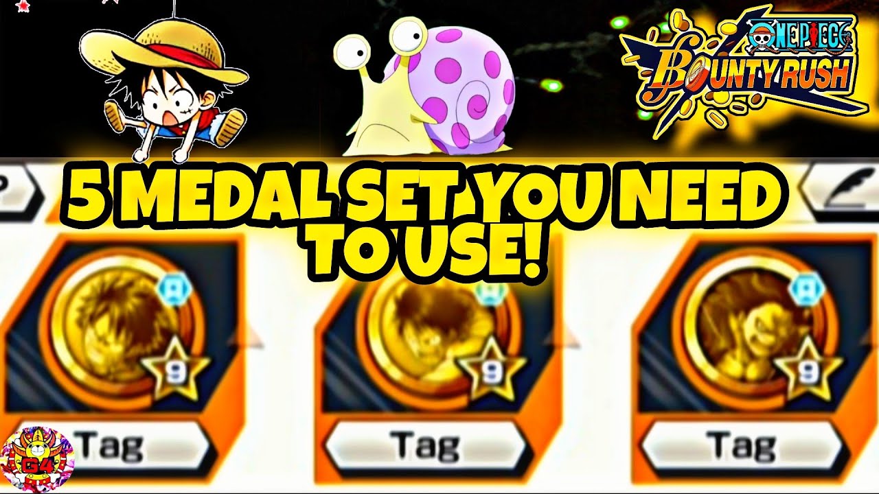 Fr 5 Medal Set You Need To Use One Piece Bounty Rush Opbr Youtube