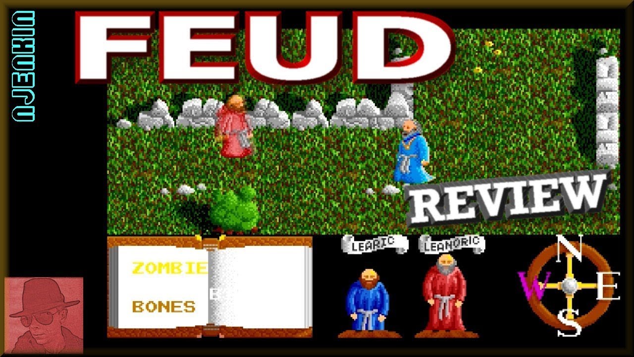 JEU PC AMIGA JEU FEUD AVEC MANUEL VINTAGE 1987 MASTERTRONIC