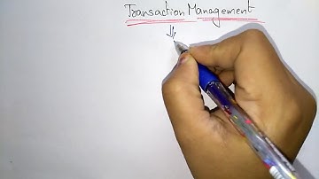 transaction management in dbms tutorial | DBMS | Lec-57 | Bhanu Priya