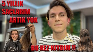 5 Yıldır Uzattığım Saçlarımı Kestirdim | Günlük Vlog