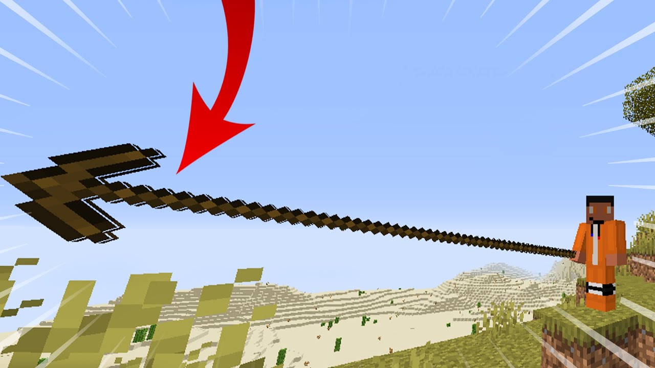 MINECRAFT MAIS AVEC UNE PIOCHE GÉANTE !! - YouTube