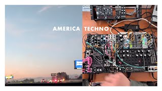 TECHNO after 1 MONTH AMERICA | EURORACK MODULAR
