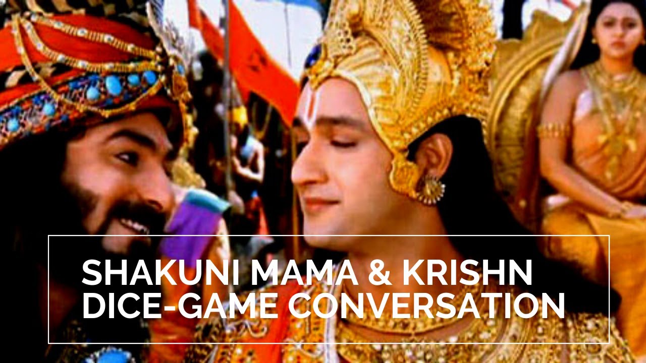 Mahabharat - Krishna & shakuni Dice Game - कृष्ण और ...