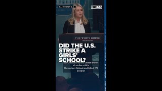 Leavitt says Pentagon is investigating strike on girls school