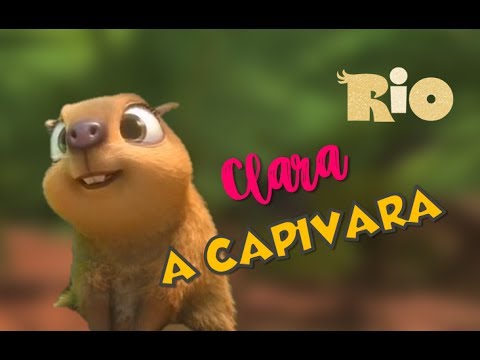 Pamella Rodrigues solta a voz com Clara A Capivara - Filme Rio 2 (2014) 