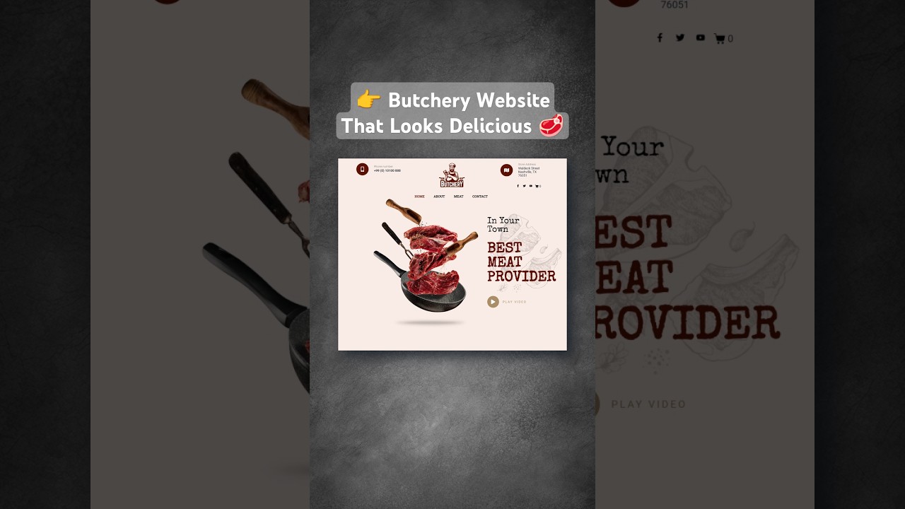 Professional Website Design for Butcher Shops 🔪💼 