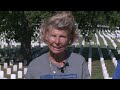 Volunteers gathered at Jefferson Barracks cemetery to clean gravestones in honor of 9/11 victims