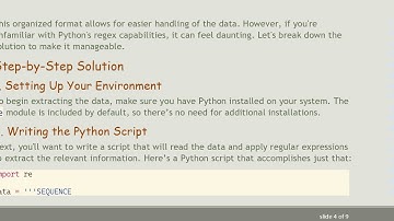 Efficiently Extracting Structured Data from Text with Python