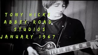 Tony Hicks during a recording session with The Hollies at Abbey Road Studios, 17th January 1967