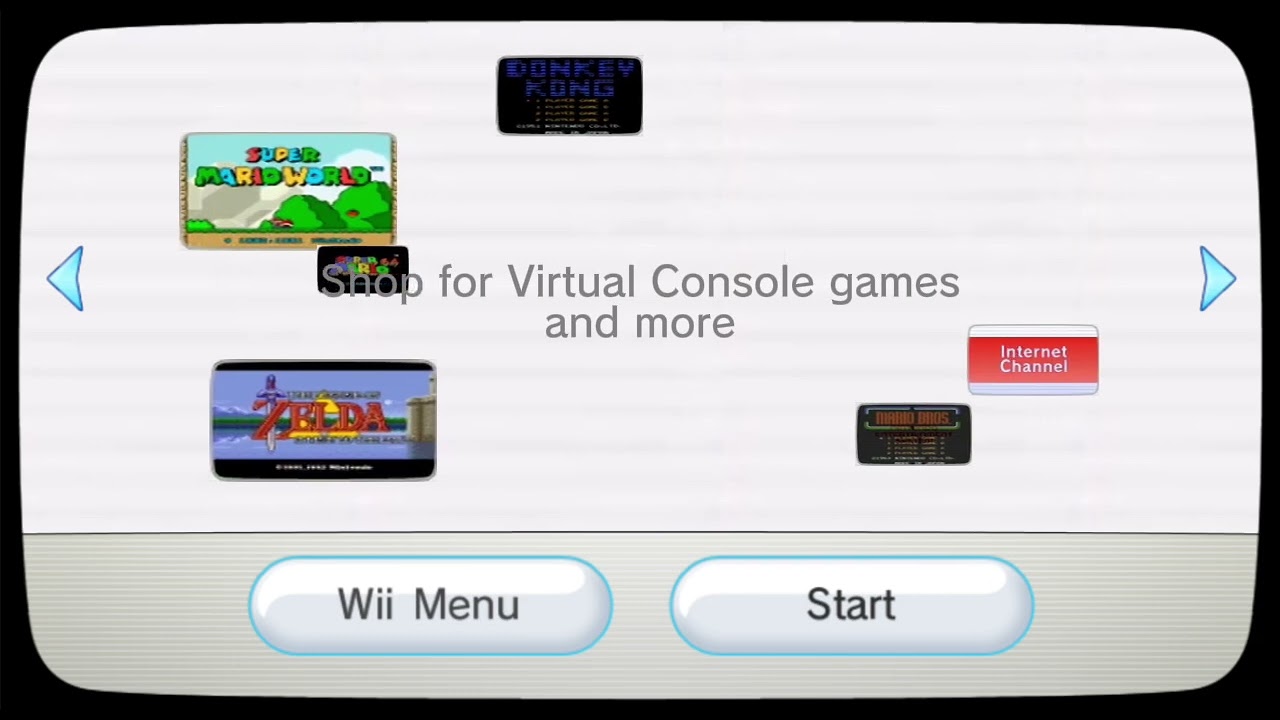 I recreated the prototype Wii Shop Banner