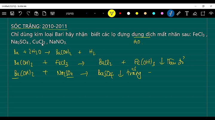 Bài toán nhạn biết cho naoh alcl3 cucl2 bacl2