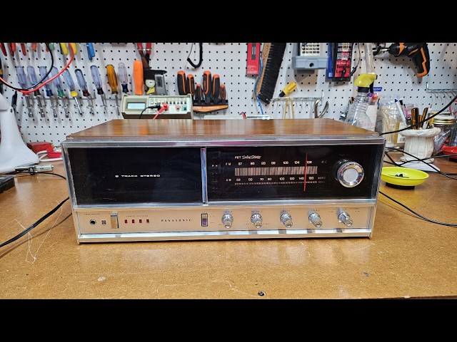 vintage an・an no.8 1969 Panasonic SE-7070 AM/FM 8 Track Stereo Service - YouTube