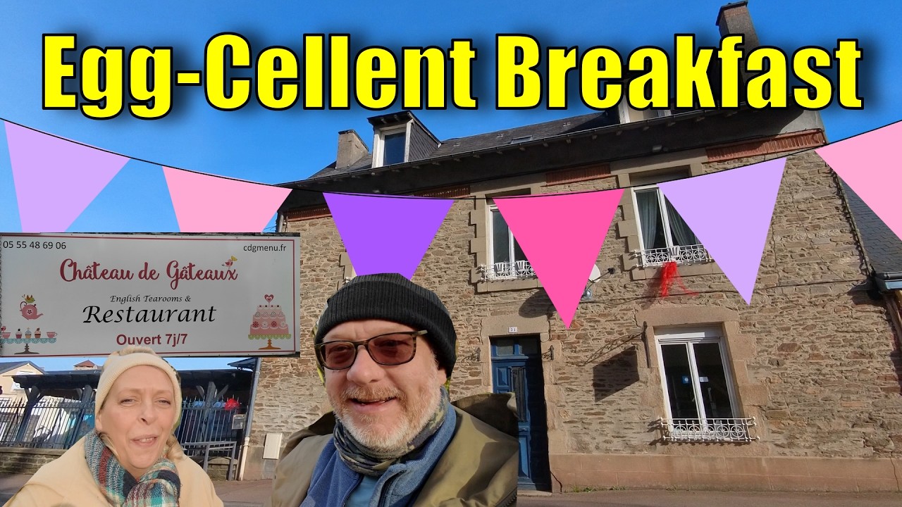 🍰🍳🥓St Yrieix la Perche MEDIEVAL CITY Chateau de Gateaux 🏴󠁧󠁢󠁥󠁮󠁧󠁿🫖BREAKFAST, CAKES AND Teapots 🫖☕