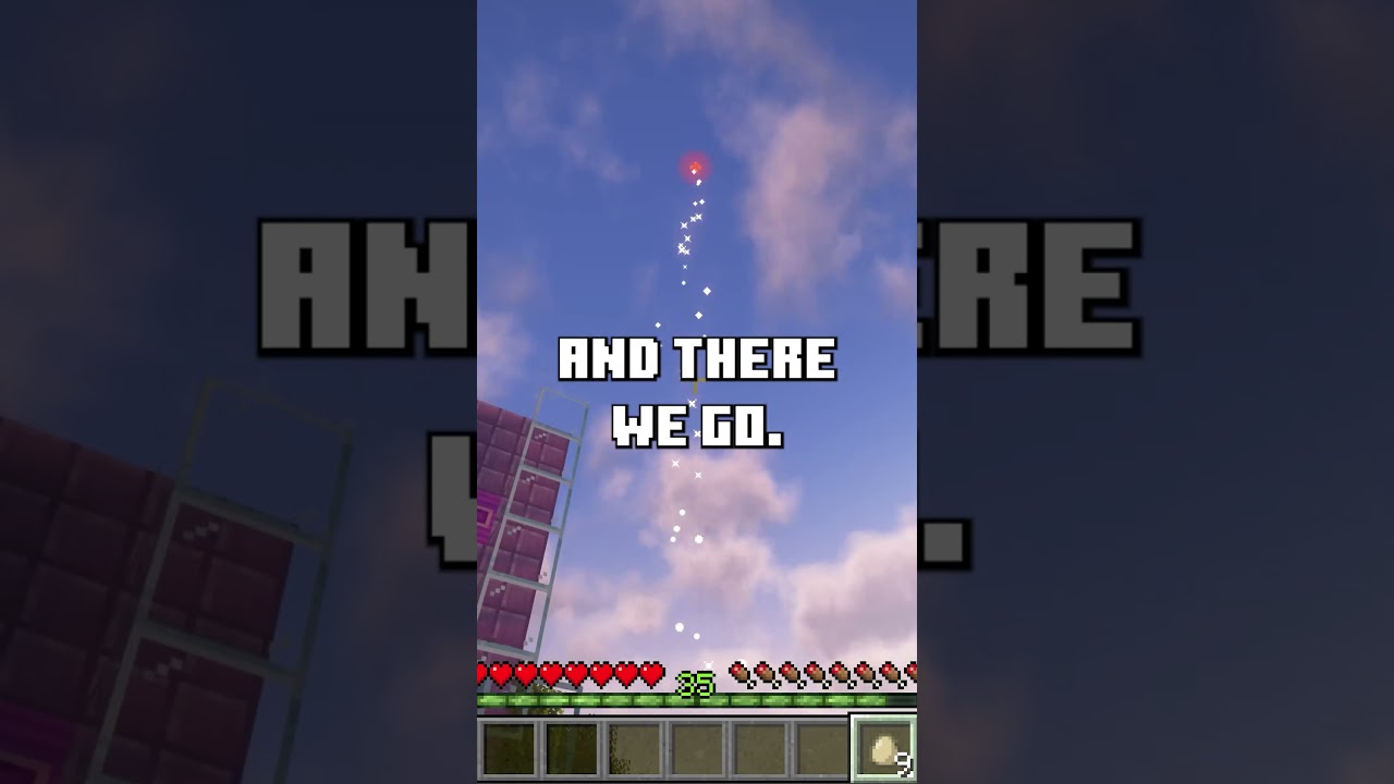 I built an Egg Toss Game in Minecraft!