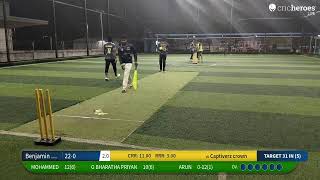 Benjamin Warriors vs Captiverz crown live cricket match | TURF CRICKET PREMIERE LEAGUE 2026 live - screenshot 5