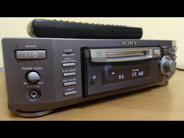MD Player Sony MDS-S50 Lindo Revisado Serial 1455 - YouTube