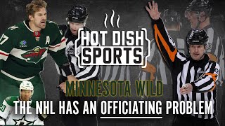 The NHL has a REF Problem in MULTIPLE Playoffs Series with SAME REFS | Hot Dish Sports Podcast