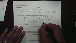 Vectors day 3 Vector Equation of a line part 1