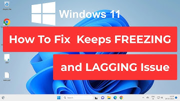 How To Fix Windows 10/11 Keeps FREEZING and LAGGING Randomly issue