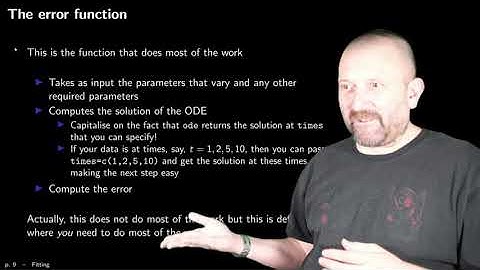 Parameter identification (fitting a model) and identifiability