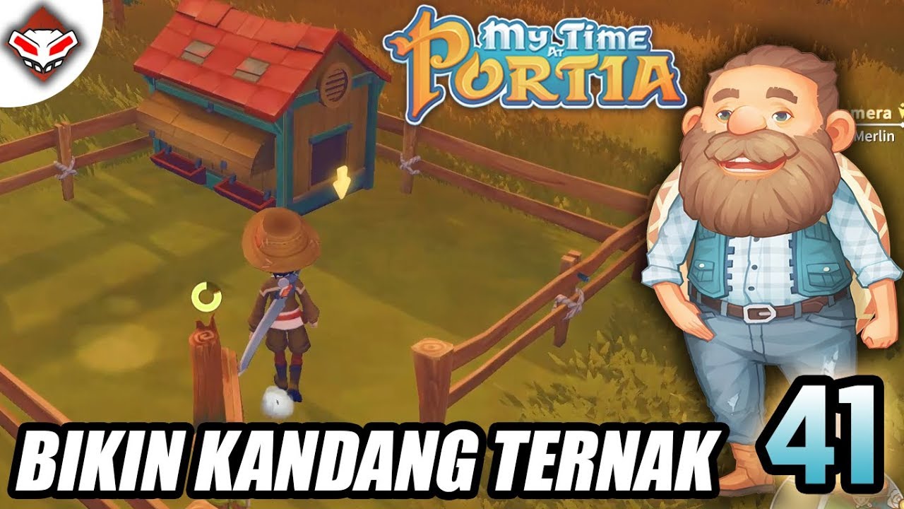 Bikin Kandang Ternak | My Time At Portia Indonesia #41 