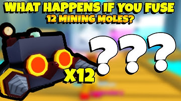 What Happens If U Fuse 12 Mining Mole? Roblox Pet Simulator X